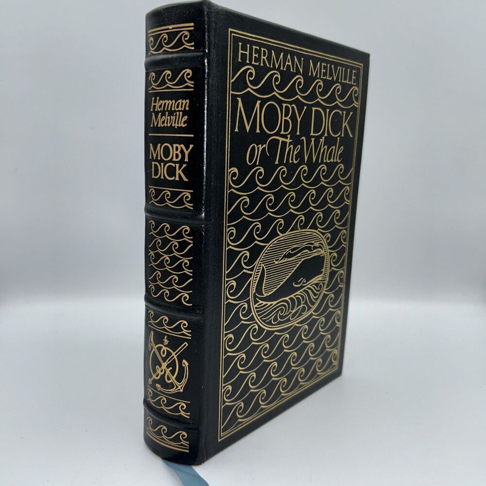 Moby Dick or The Whale by Herman Melville 1977 Leather Bound Collectors Edition